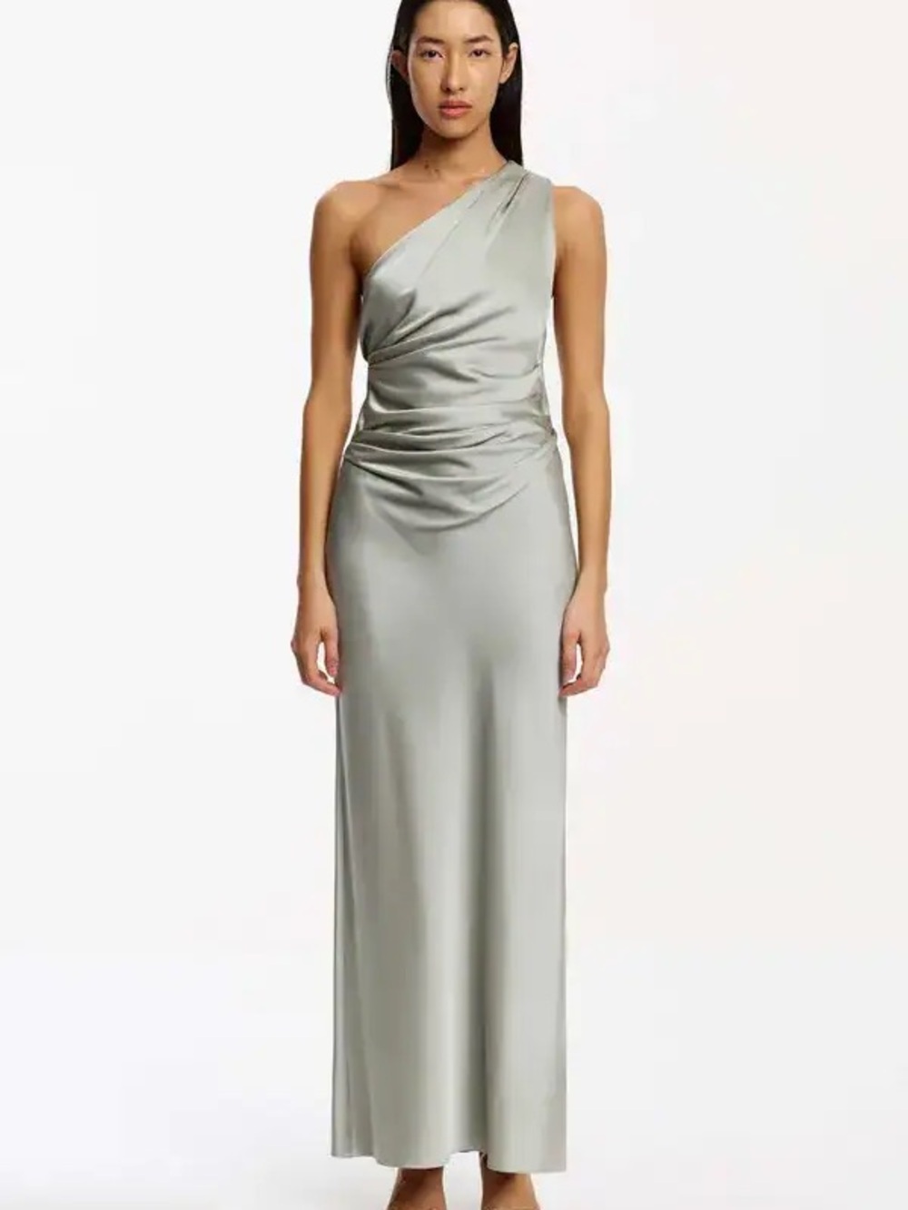 Significant Other Angela One-Shoulder Satin Gown. Size 10 Women #550